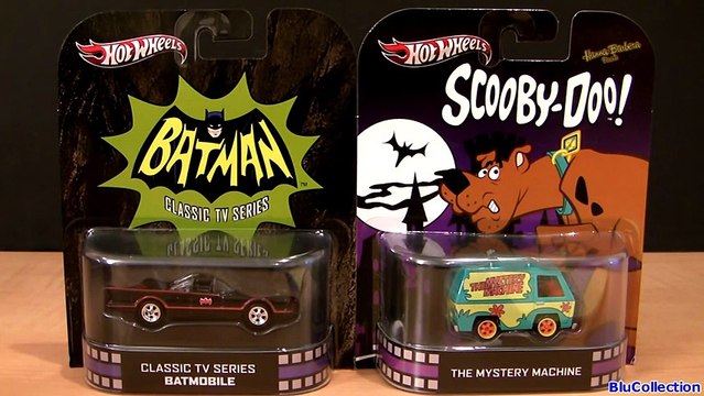 2013 Hot Wheels Cars Retro Knight Rider KITT Diecast, Ghostbusters Ecto 1 Scooby-Doo Mystery Machine Scooby Doo