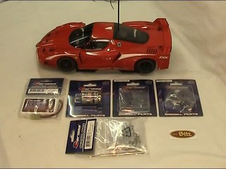 Carisma M14 Upgrades and Hop-Ups Uprated Motor bearings Rear Shock Ball differential set.mpg