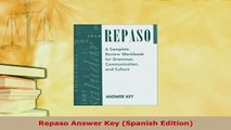 Download  Repaso Answer Key Spanish Edition Free Books
