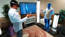 holoportation: virtual 3D teleportation in real-time (Microsoft Research)