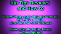 Review Chinese China made Nintendo Gamecube WII WIIU controller direct does not need nunch
