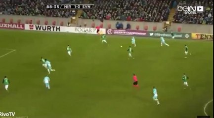 Roy Carroll another super Saved - N.Ireland 1-0 Slovenia 2016