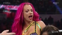 720pHD WWE RAW 02/22/16 Sasha Banks vs Naomi ( Becky Lynch Attack , Charlotte interrupt )