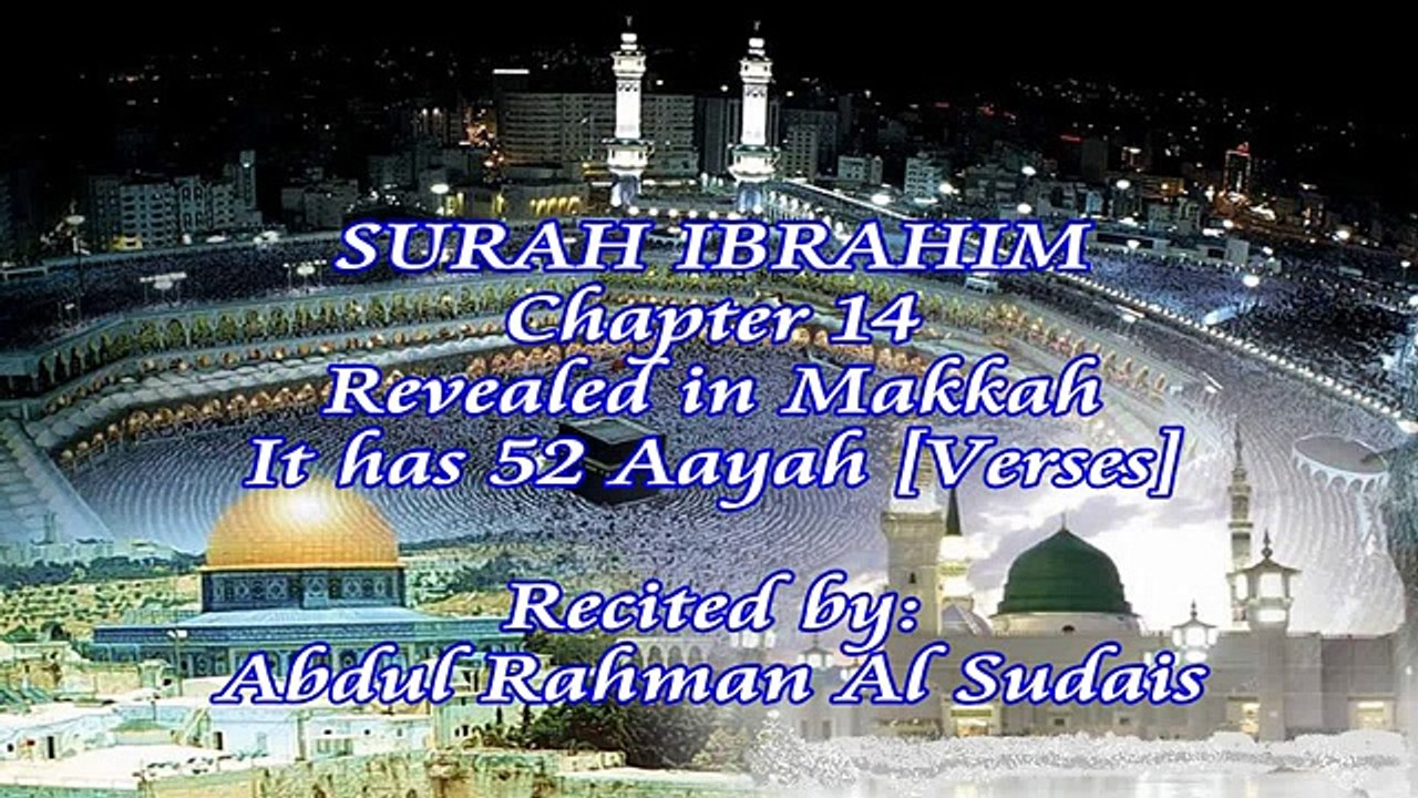 SURAH IBRAHIM 14