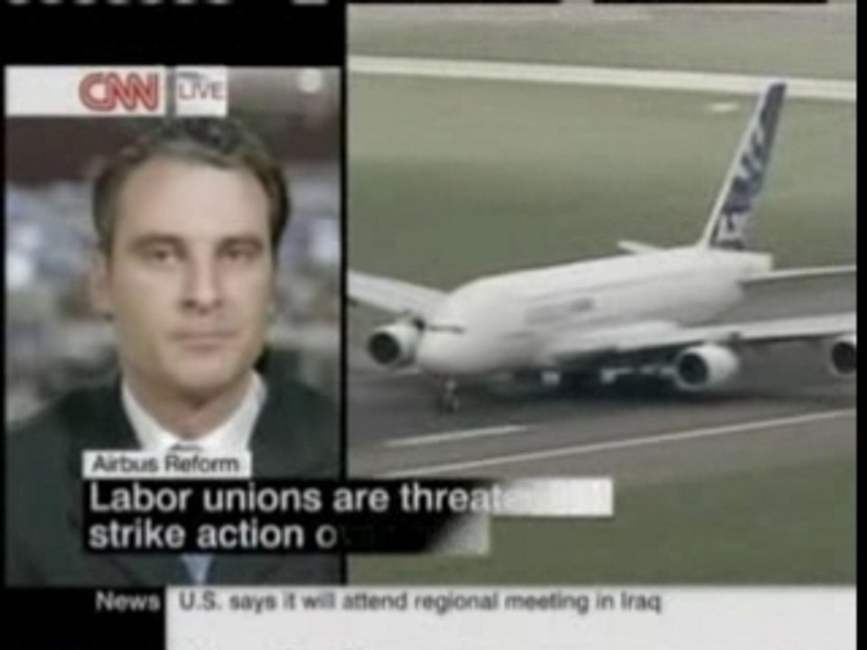 Airbus job cuts (CNN 28 Feb 2007)