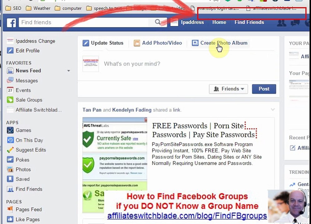 How to Find Specific Facebook Groups IF you do Not Know the Specific Name of a Group
