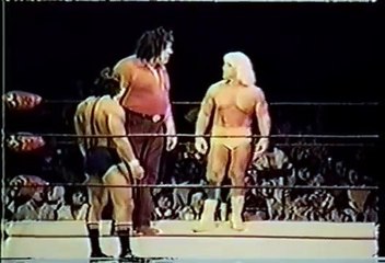RIC FLAIR VS. RICKY THE DRAGON STEAMBOAT (WITH ANDRE THE GIANT AS REFEREE)