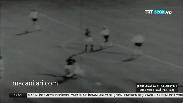 [HD] 20.06.1976 - UEFA EURO 1976 Final Match - Czechoslovakia 2-2 West Germany (Pen. 5-3) - Çekoslovakya 2-2 Batı Almanya (Pen. 5-3)