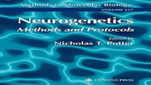 Download Neurogenetics  Methods and Protocols  Methods in Molecular Biology