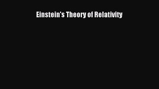 Download Einstein's Theory of Relativity PDF Online