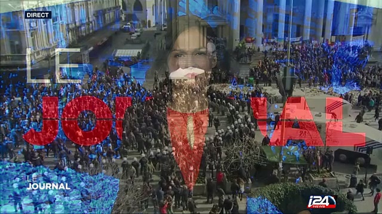Des manifestants gâchent l'hommage Place de la Bourse à Bruxelles