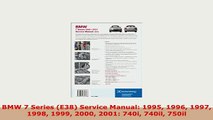 Download  BMW 7 Series E38 Service Manual 1995 1996 1997 1998 1999 2000 2001 740i 740il 750il Download Online