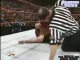 Triple H pedigree mick foley in thumbtacks