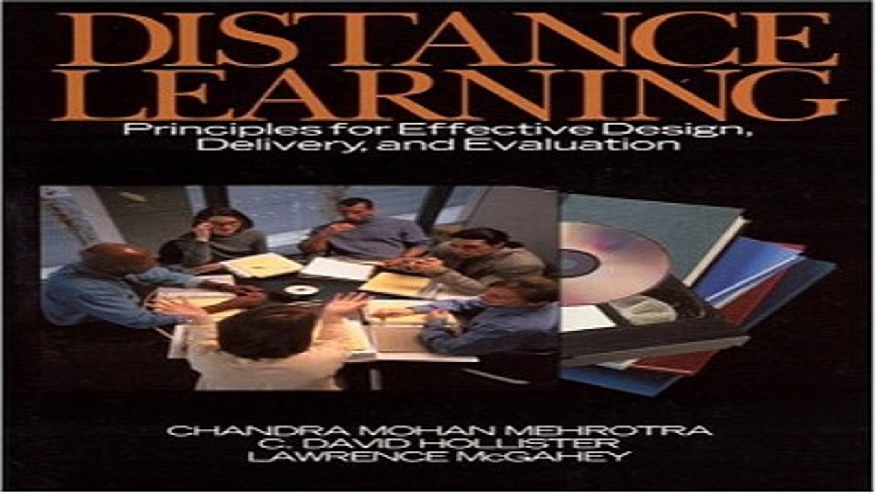 Download Distance Learning  Principles for Effective Design  Delivery  and Evaluation