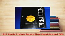 PDF  1997 Honda Prelude Service Shop Repair Manual OEM PDF Full Ebook