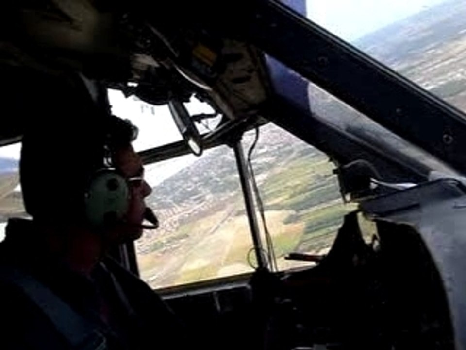Descente en skyvan