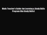 Read Math: Teacher's Guide: hm Learning & Study Skills Program (Hm Study Skills) PDF Online