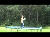 Me jumping on the trampoline