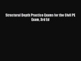 Download Structural Depth Practice Exams for the Civil PE Exam 3rd Ed PDF Free