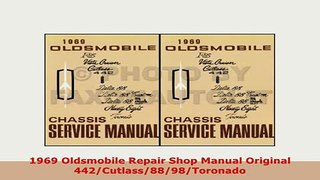 Download  1969 Oldsmobile Repair Shop Manual Original 442Cutlass8898Toronado Download Online