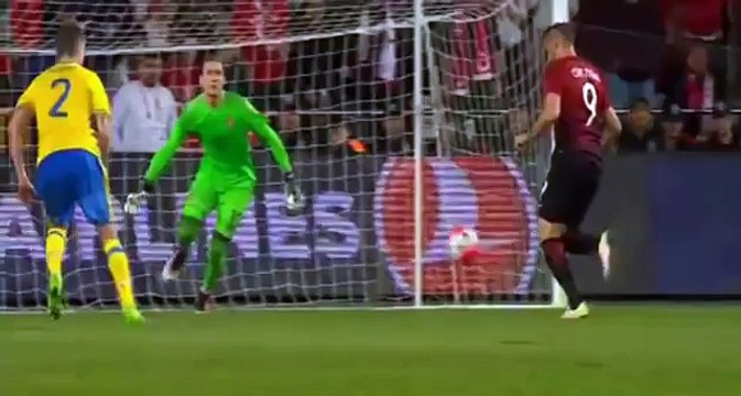 Türkiye 2-1 İsveç Maçın Özeti Goller 24 Mart 2016 Turkey vs Swe
