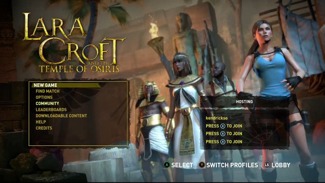Lara Croft and the Temple of Osiris Xbox one Gameplay 4PvE