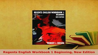 PDF  Regents English Workbook 1 Beginning New Edition Ebook