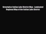 Read Streetwise Italian Lake District Map - Laminated Regional Map of the Italian Lake District