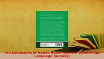PDF  The Languages of Native North America Cambridge Language Surveys PDF Book Free