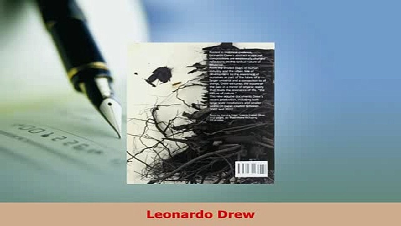 PDF  Leonardo Drew Read Full Ebook