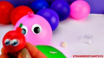 Hello Kitty Balloon Surprise Eggs! Shopkins Spiderman Adventure Time by StrawberryJamToys