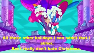 Phineas and Ferb Christmas Vacation!-I Really Dont Hate Christmas Lyrics(HD)