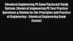 Read Chemical Engineering PE Exam Flashcard Study System: Chemical Engineering PE Test Practice