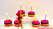 Happy Birthday Barbie! Shopkins Play Doh Spiderman Cars 2 Frozen Princess Sofia StrawberryJamToys
