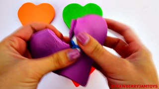 Happy Valentines Day! Spiderman Play Doh Cars 2 My Little Pony Surprise Eggs by StrawberryJamToys