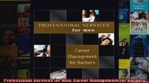 Professional Services for Men Career Management for Barbers