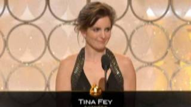 Tina Fey Wins Best Actress TV Series Musical or Comedy - Golden Globes 2009