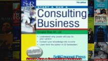 Start  Run a Consulting Business