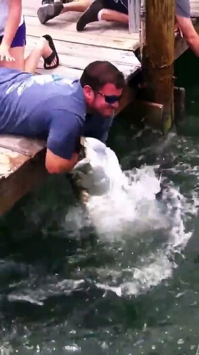 Thats how you catch a fish baby