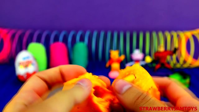 Peppa Pig Play Doh Kinder Surprise Winnie the Pooh Dora the Explorer Surprise Eggs Easter Eggs