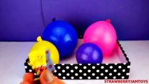 My Little Pony Balloon Surprise Eggs! Shopkins Cars 2 Spongebob Hello Kitty by StrawberryJamToys