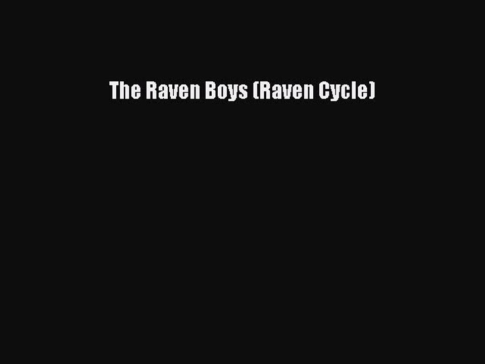 Download The Raven Boys (Raven Cycle)  EBook