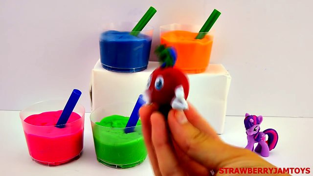 My Little Pony Play Doh Shopkins Spongebob Cars 2 Soda Soft Drink Surprise Eggs StrawberryJamToys