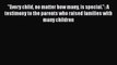 [PDF] Every child no matter how many is special.: A testimony to the parents who raised families