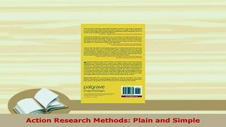 Download  Action Research Methods Plain and Simple Download Online