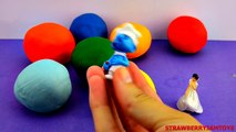 Peppa Pig Play Doh Cars 2 Iron Man Snow White Angry Birds Smurfs Surprise Eggs StrawberryJamToys