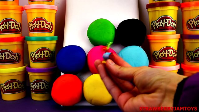 Peppa Pig Play Doh Cars 2 Spongebob Kinder Surprise Phineas and Ferb Surprise Eggs StrawberryJamToys