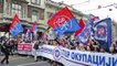 В Белграде прошел митинг против сближения с НАТО