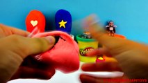 Peppa Pig Play Doh Shopkins LPS Spongebob Cars 2 TMNT Dora Tigger Surprise Eggs StrawberryJamToys