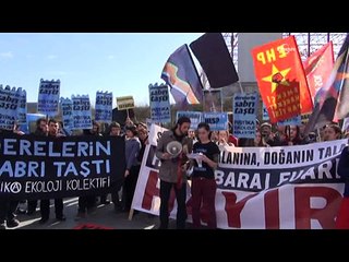 HES protestosu olaylı bitti